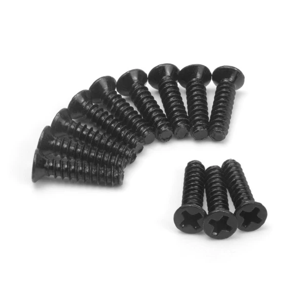 BlackZon Countersunk Self-Tapping Screws KBHO2.3x10mm: BZN540350