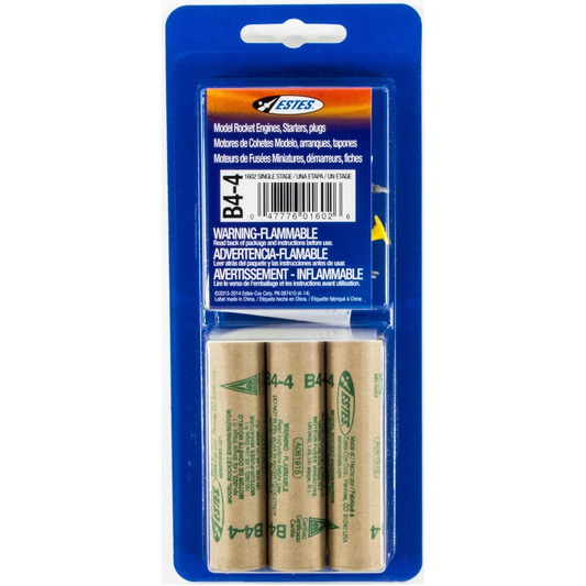 B4-4 Model Rocket Engines (3pk)
