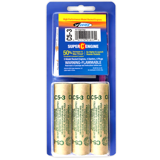 C5-3 Model Rocket Engines (3pk)