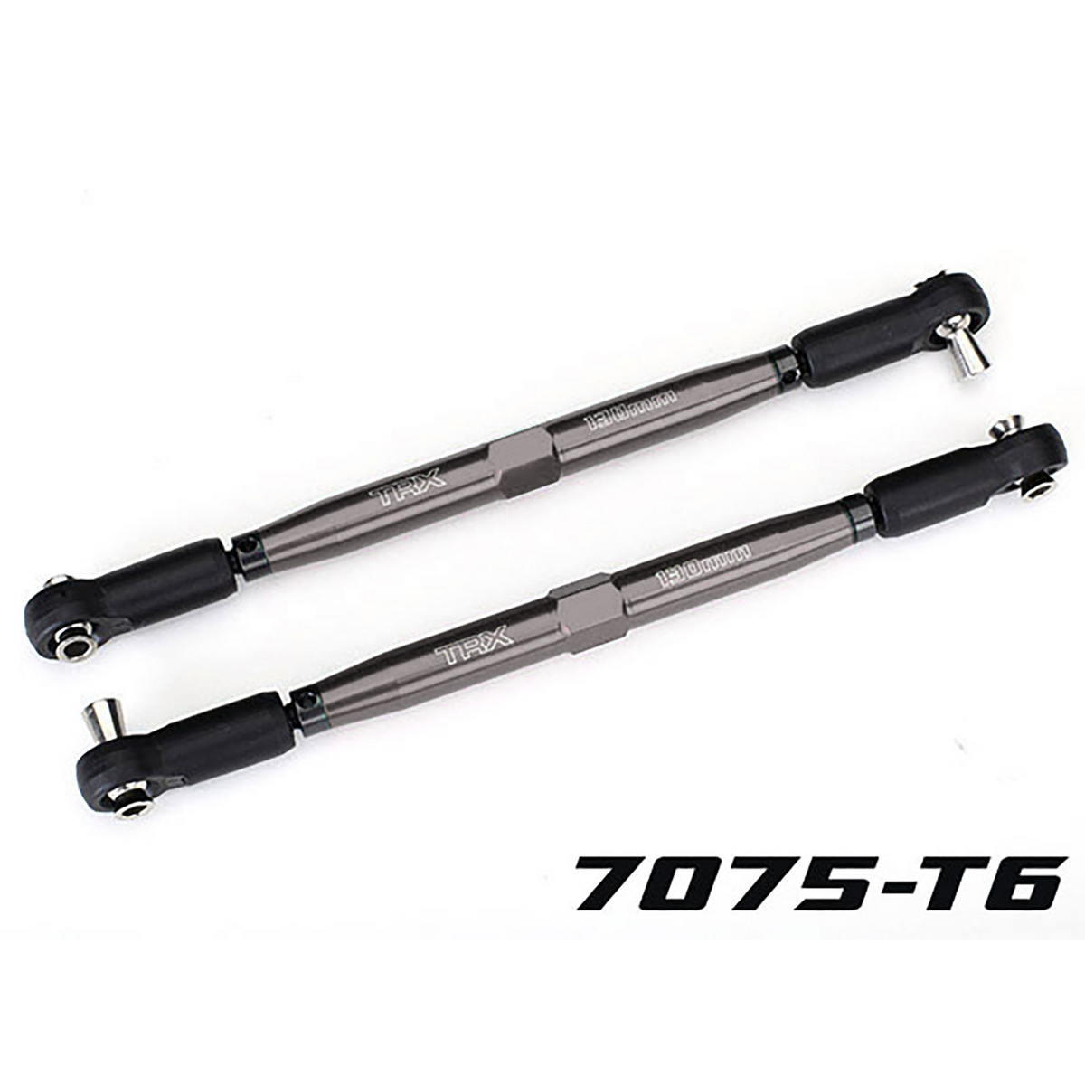 TUBES 157 mm Gray (7075-T6 Aluminum) Toe Links (2):7748-Gray