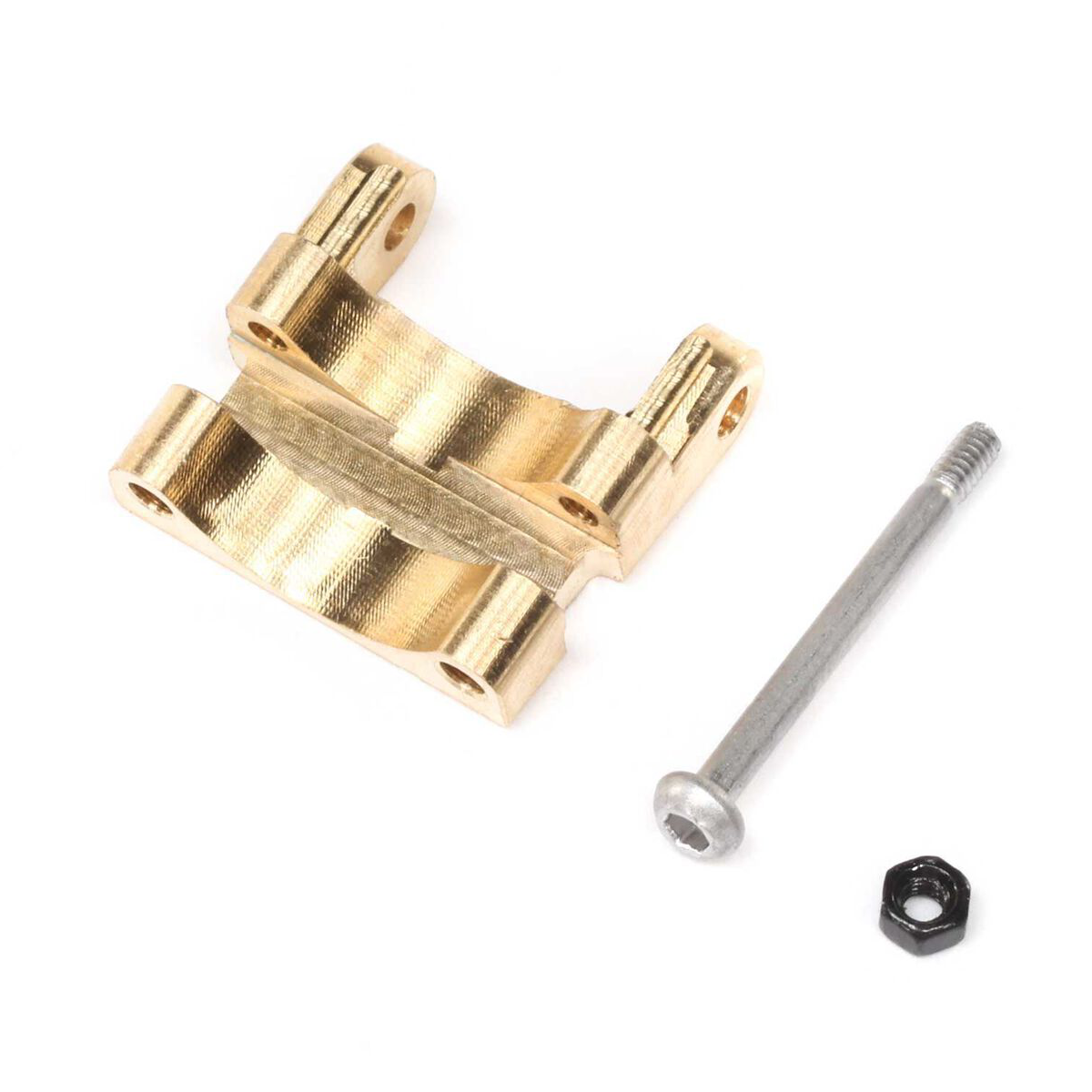 Rear Upper Link Mount, Brass 1.5g: SCX24 : AXI302006