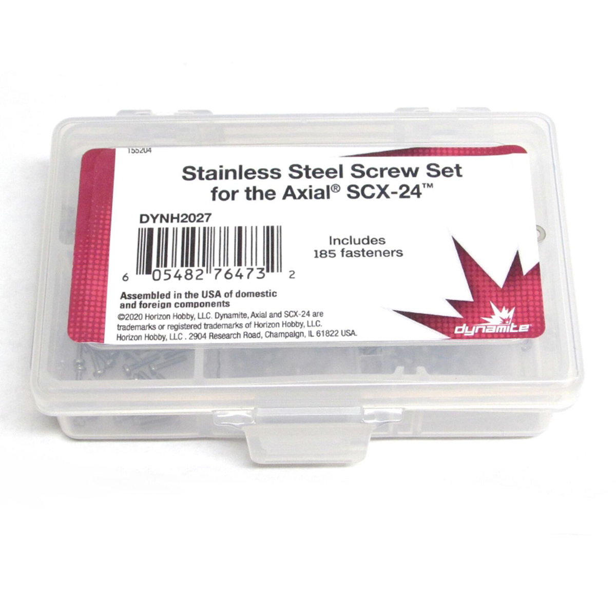 Stainless Steel Screw Set: Axial SCX24 : DYNH2027