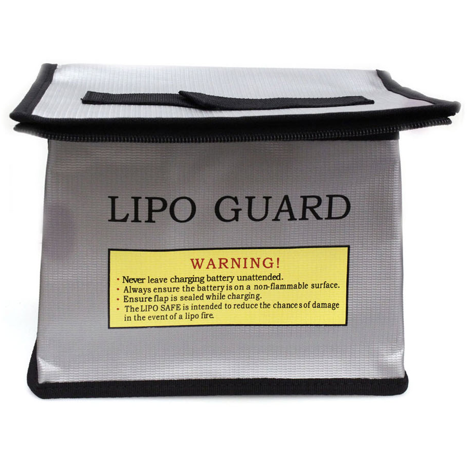 Lipo Battery Charging Safety Bag 215x145x165mm with Zipper