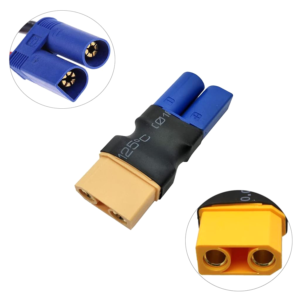 EC5 Male to XT90 Female Adapters