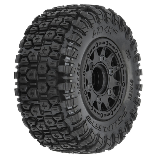 Aztek SC 2.2"/3.0" M2 (Medium) Tires Mounted on Raid Black 6x30 Removable Hex (12mm & 14mm):