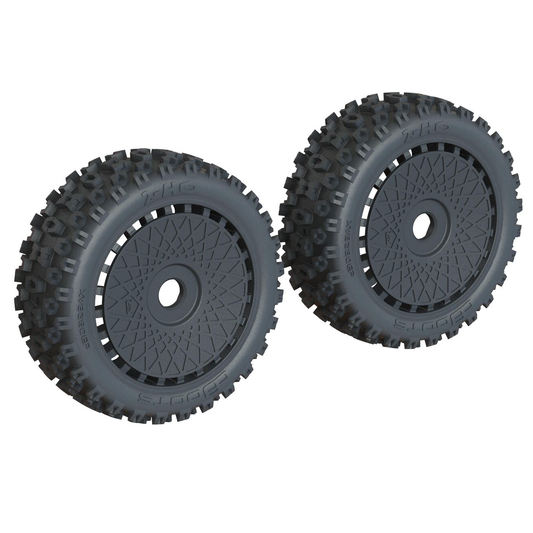 dBoots '2-HO' Tire Set Glued :ARA550118