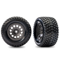 Gray Rear Mini XRT Wheels w/ Gravix Tires (2) :10775-Gray