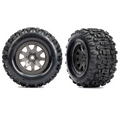 Gray Rear Wheels w/Sledgehammer Tires (2) :10770-GRAY
