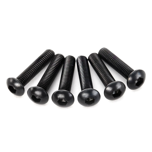 Screws, 3x14mm Buttonhead Machine (Hex Drive) (6): 2593