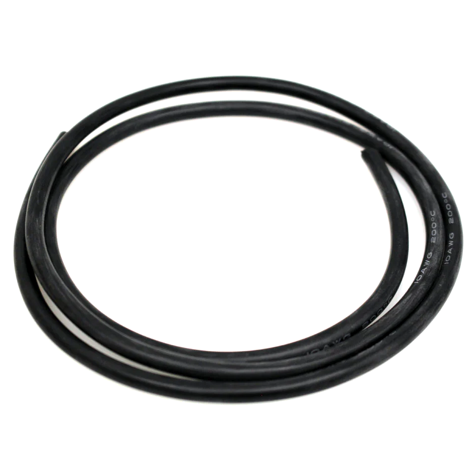 10 Gauge Silicone Wire, 3' Blk