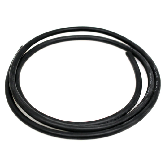 10 Gauge Silicone Wire, 3' Blk