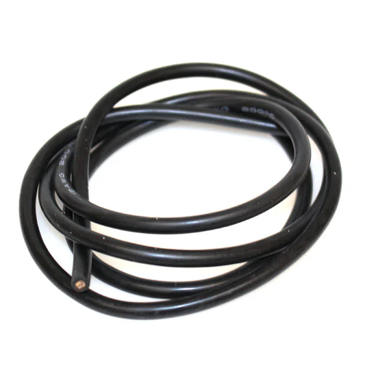 12 Guage Silicone Wire, 3' Blk