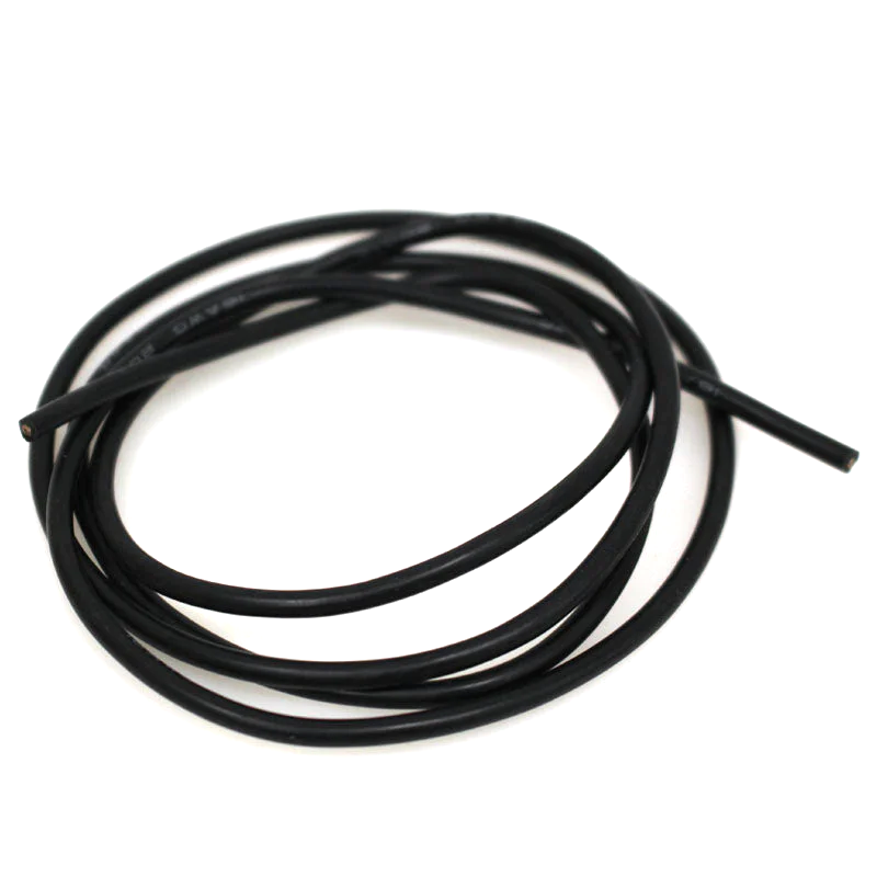 16 Guage Silicone Wire, 3' Blk