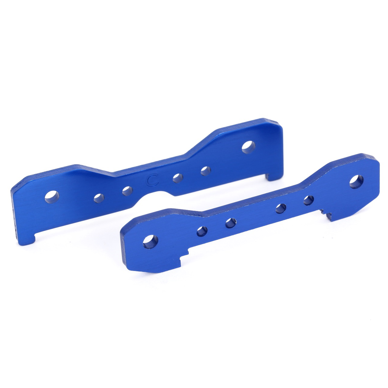 Tie Bars, Rear, 6061-T6 Aluminum (Blue-anodized): 9528