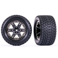 RXT Tires & Blk Chrome Whls (2): 4WD F/R, 2WD Frt