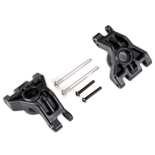 Black Extreme HD Stub Axle Carriers & Hardware (L&R):  9050