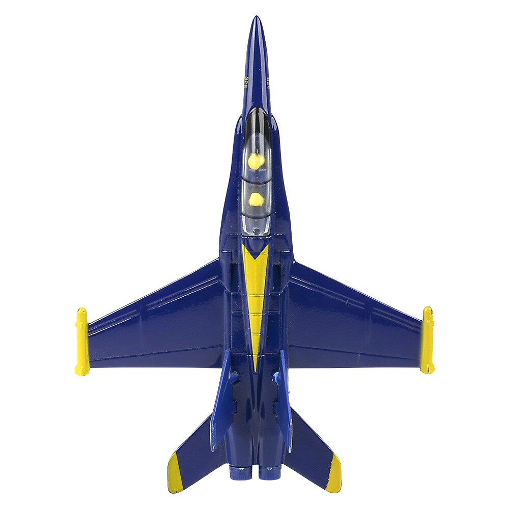 6.5" Die-Cast Pull Back Blue Angles