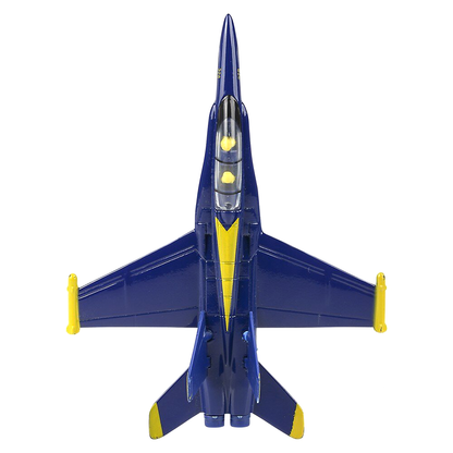 6.5" Die-Cast Pull Back Blue Angles