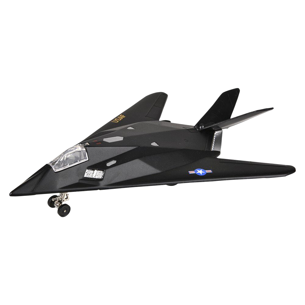 13.8" Die-Cast Pull Back F-117