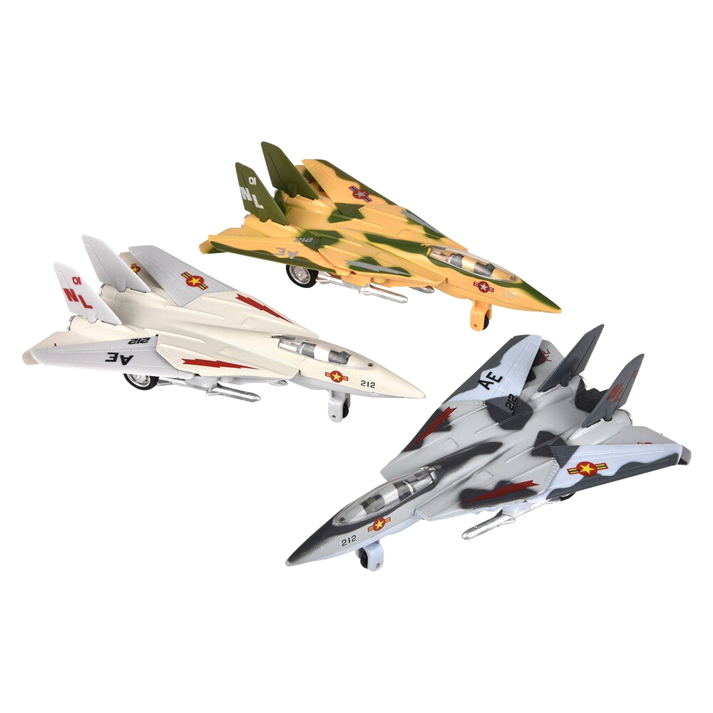 7" Die-Cast Pull Back F-14