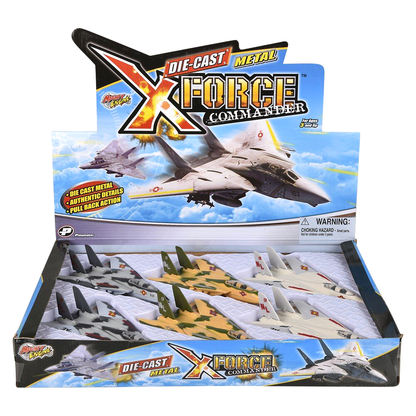 7" Die-Cast Pull Back F-14