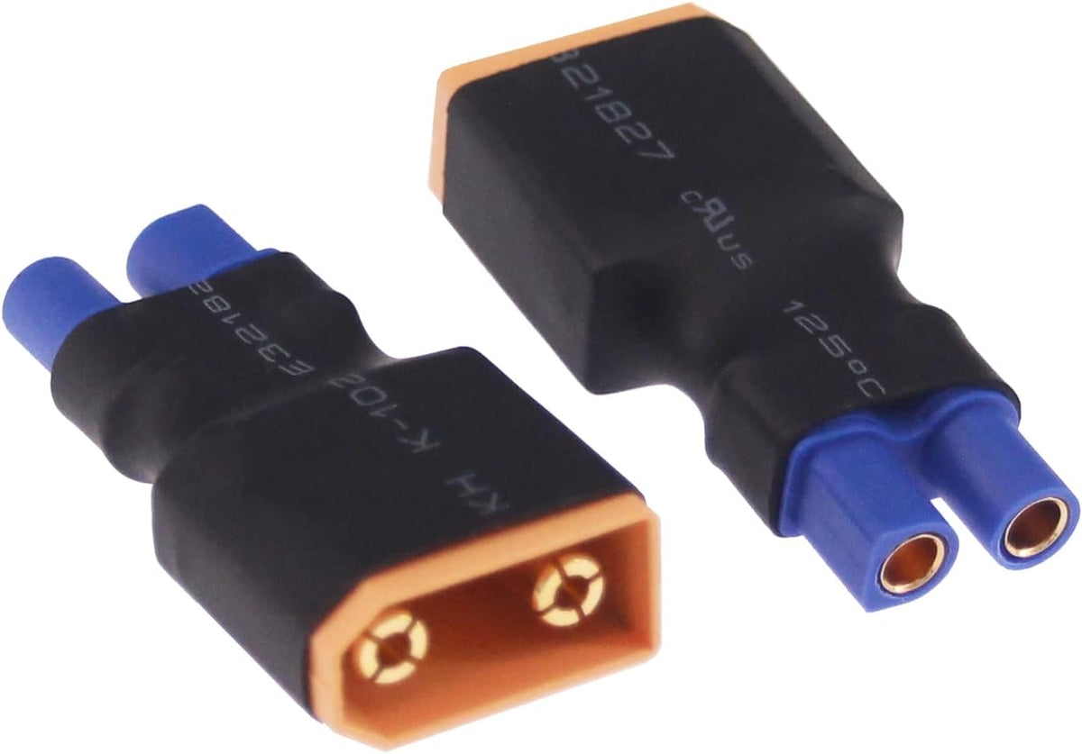 EC3 Female to XT90 Male Adapters