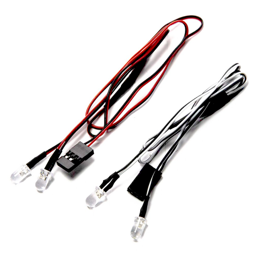 SCX10-III LED Light Set (White/Red): AXI230031