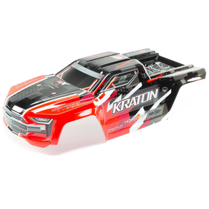 ARRMA 1/8 Painted Body with Decals, Red: Kraton 6S BLX (ARA406156)