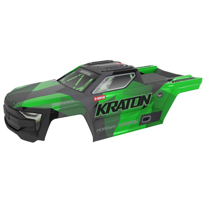 1/16 Mini Kraton Body (Black/Green):ARA-2655