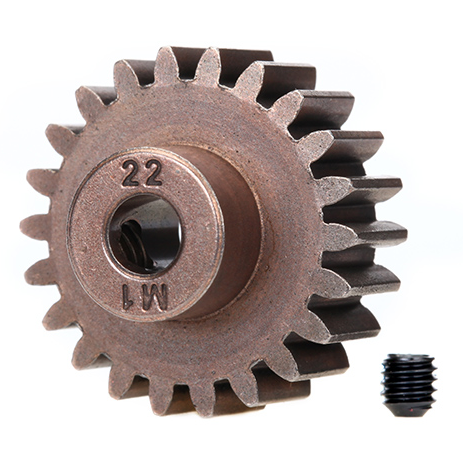 Gear, 22T Pinion (1.0 Metric Pitch), Fits 5mm Shaft: 6495X