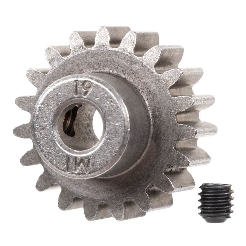 Gear, 19T Pinion (1.0 Metric Pitch), Fits 5mm Shaft: 6480X