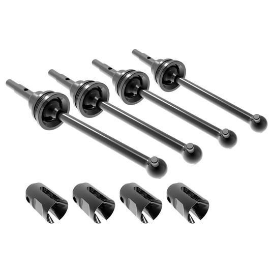 Steel CV Driveshaft Assemblies & Drive Cups (4):10750X
