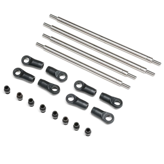 Rear Upper/Lower 4WS Links Set, AF16P: AXP8: AXI-2207