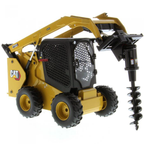 1:16 Diecast RC Cat 272D3 Skid Steer Loader (W Bucket, Auger, Forks, and Broom)