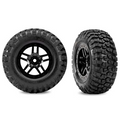 SCT Black Split-Spoke Wheels & BFGoodrich Tires 5885-BLK: 2WD Front only