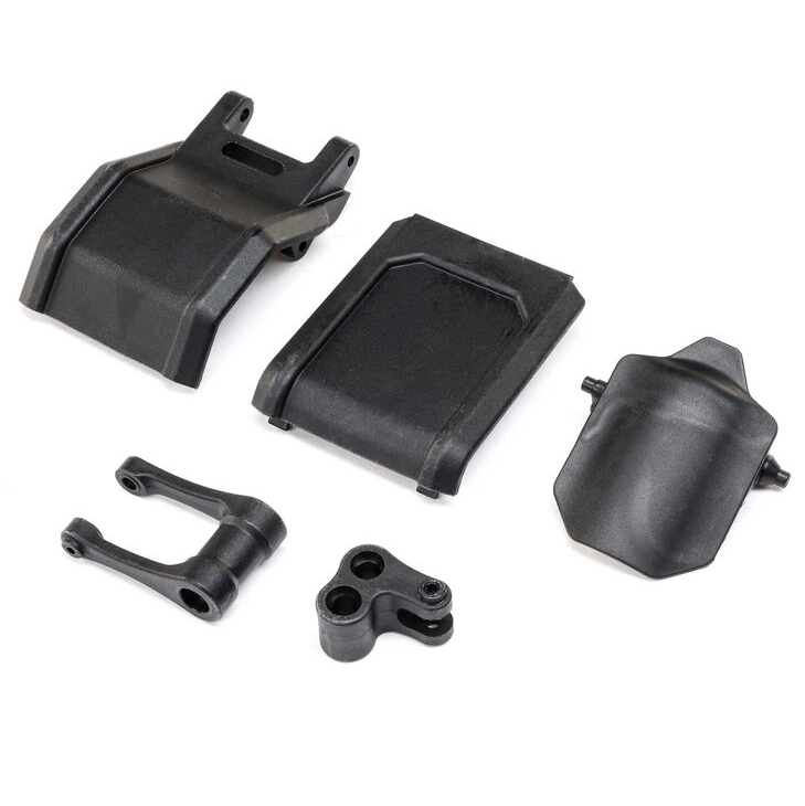 Losi Pull Rod, Knuckle & Skid Plate for Promoto-MX (LOS264001)