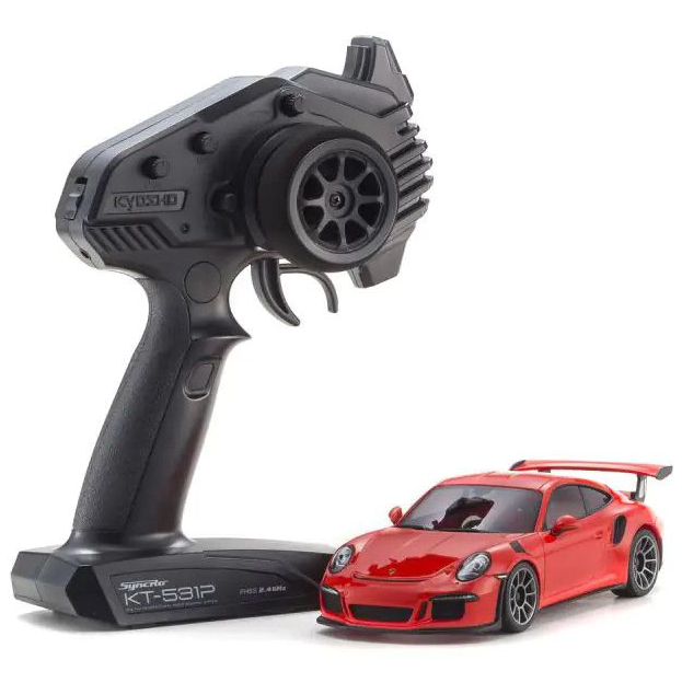 1/28 Mini-Z RWD Porsche 911 GTR RS MR-04 Readyset, Lavaorange