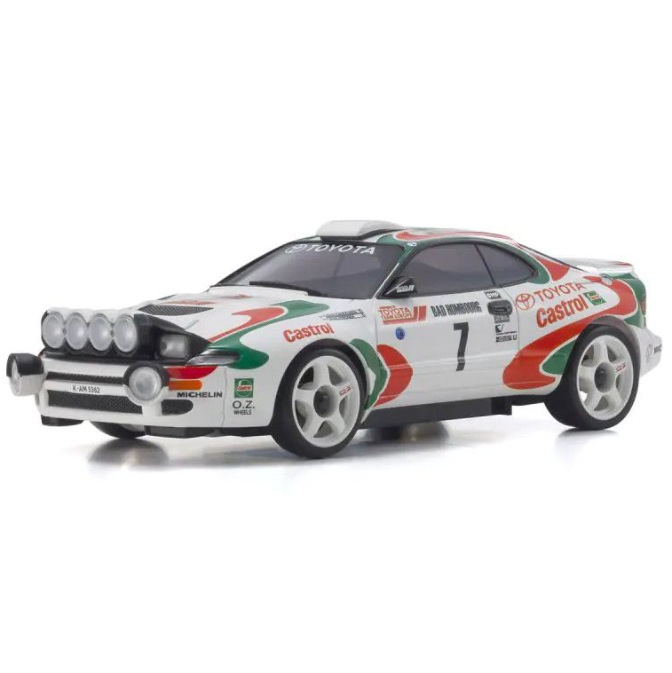 Kyosho 1/28 Mini-Z AWD Toyota Celica Turbo GT-Four No.7 WRC 1993 Juha Kankkunen (KYO32649JK)