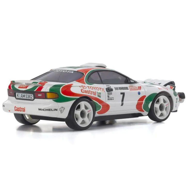 Kyosho 1/28 Mini-Z AWD Toyota Celica Turbo GT-Four No.7 WRC 1993 Juha Kankkunen (KYO32649JK)