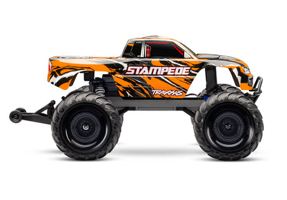 1/10 Stampede, 2WD, XL-5 W/Battery and Charger: Orange