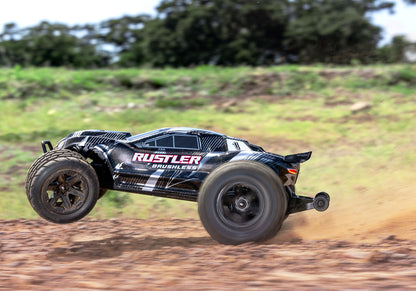 1/10 Rustler 2WD VXL3s Brushless (Requires battery & charger): Black