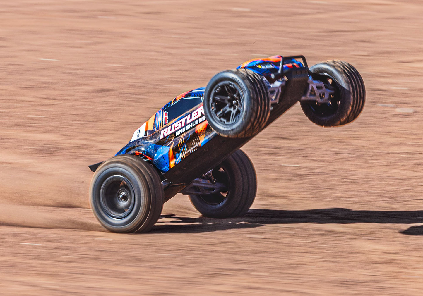 1/10 Rustler 2WD VXL3s Brushless (Requires battery & charger): Orange