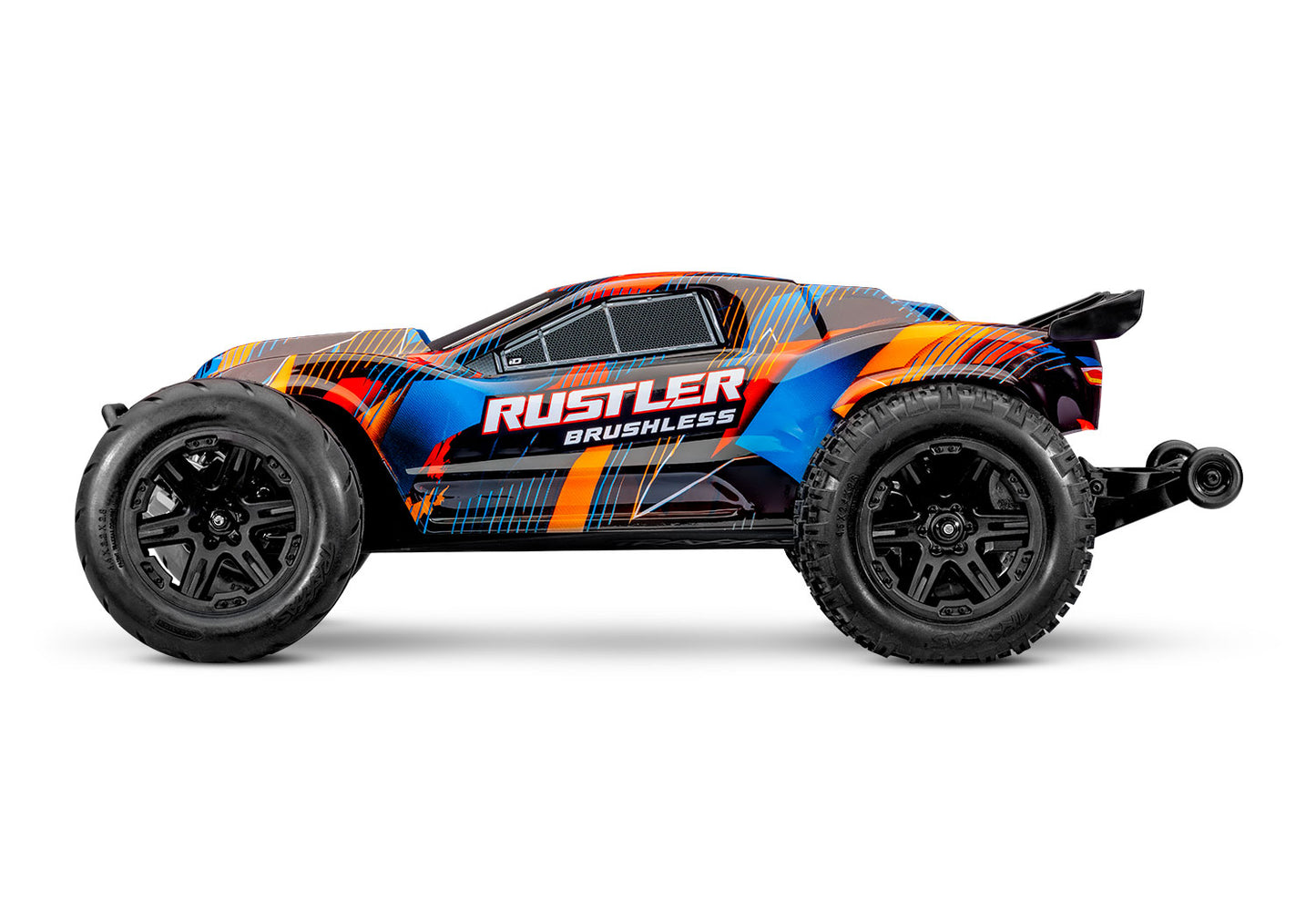 1/10 Rustler 2WD VXL3s Brushless (Requires battery & charger): Orange