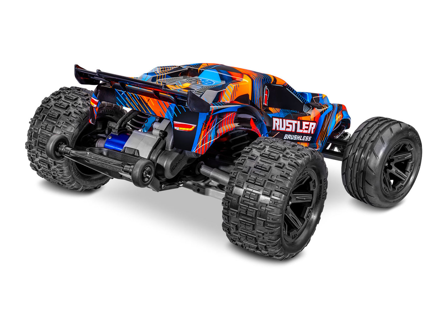 1/10 Rustler 2WD VXL3s Brushless (Requires battery & charger): Orange