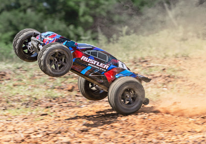 1/10 Rustler 2WD VXL3s Brushless (Requires battery & charger): Red