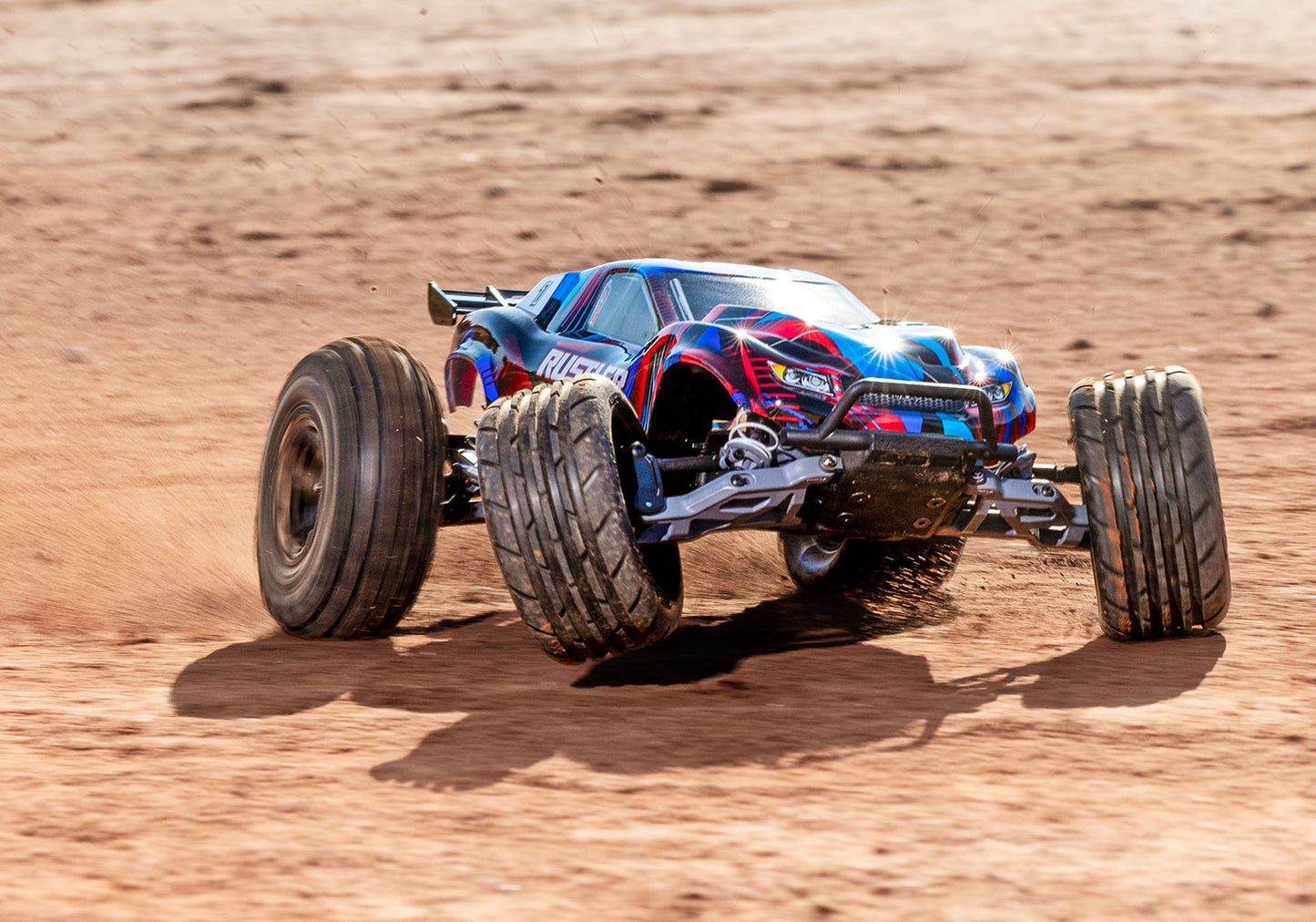 1/10 Rustler 2WD VXL3s Brushless (Requires battery & charger): Red