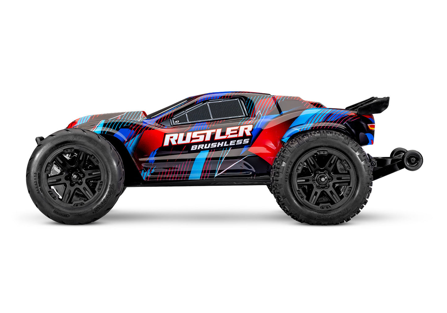 1/10 Rustler 2WD VXL3s Brushless (Requires battery & charger): Red