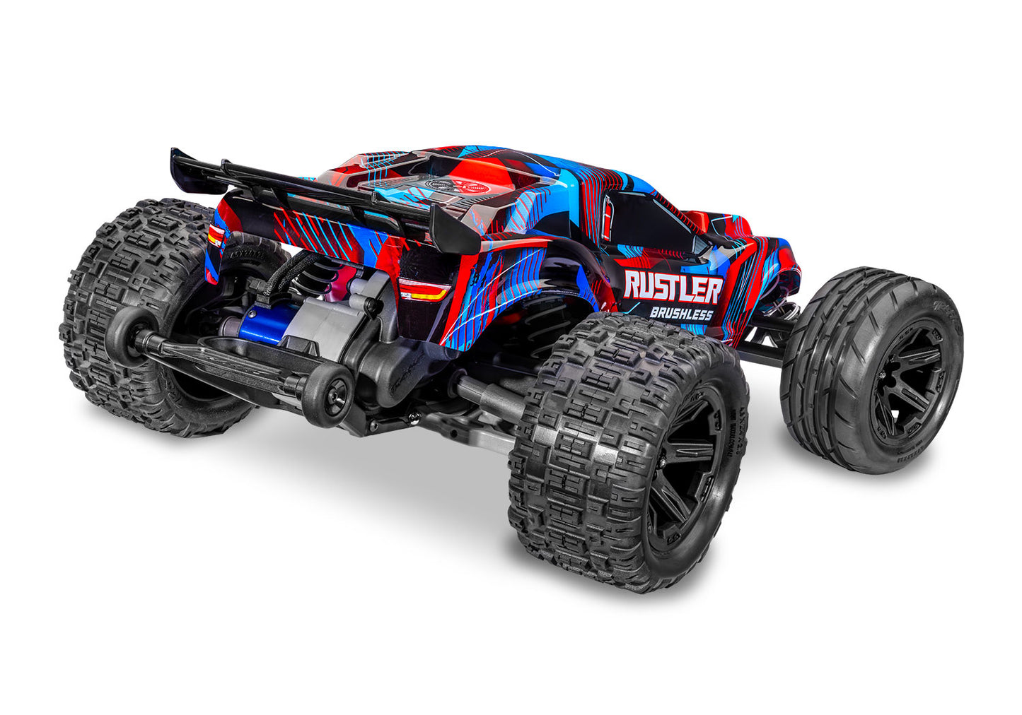 1/10 Rustler 2WD VXL3s Brushless (Requires battery & charger): Red