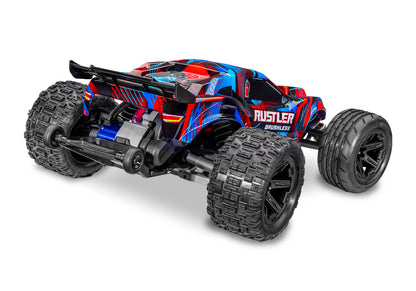 1/10 Rustler 2WD VXL3s Brushless (Requires battery & charger): Red