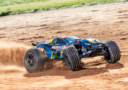 1/10 Rustler 2WD VXL3s Brushless (Requires battery & charger): Yellow